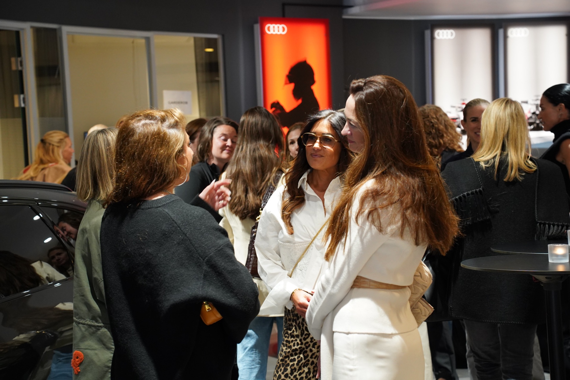 Members in conversation